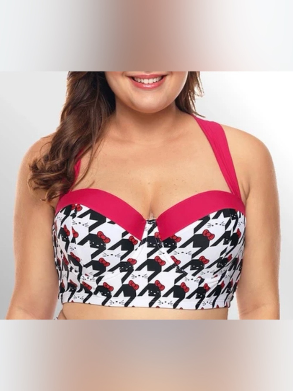 New Hello Kitty Gingham Bikini Top Torrid Collaboration